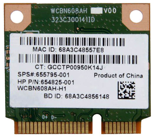 655795-001 - HP Atheros 9485GN Mini PCI-Express 802.11b/g/n WiFi Wireless Lan (WLAN) Network Adapter with Integrated BlueTooth