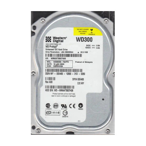 Dell 30GB 5400RPM ATA 100 2.5 8MB Cache Hard Drive compatible with servers, SKU 0X465