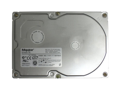 6L080J0 Maxtor DiamondMax Plus D740X 80GB 7200RPM ATA-133 2MB Cache 3.5-inch Internal Hard Drive