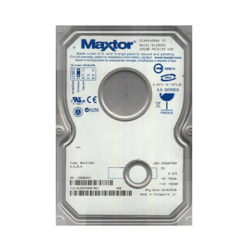 6L200R0 - Maxtor 200GB 7200RPM ATA-133 16MB 3.5" HDD