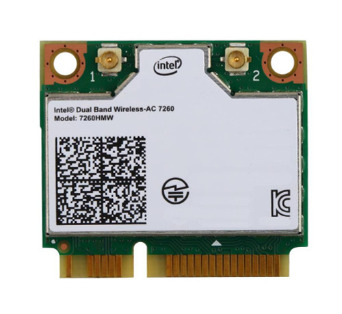 7260.HMWBNWB - Intel 300Mbps PCI-Express Wi-Fi Bluetooth 4.0 Network Adapter