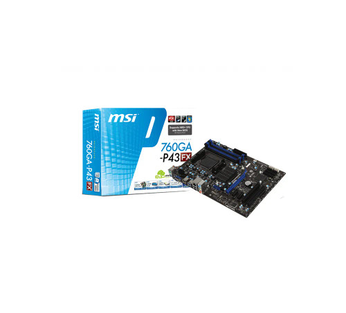 760GA-P43-FX - MSI Socket AM3+ ATX DDR3 Motherboard
