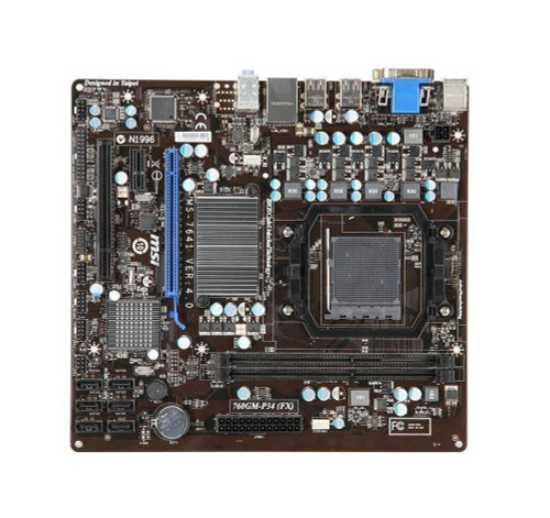 7641-040R - MSI Socket AM3+ AMD 760G Chipset Motherboard