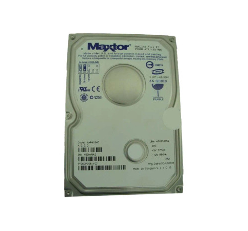 7Y250P0 - Maxtor 250GB 7200RPM IDE 8MB 3.5" HDD