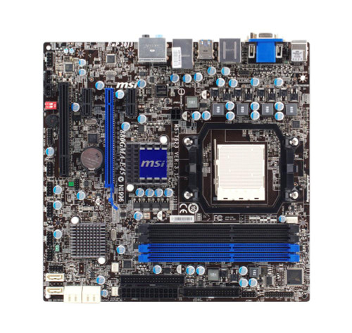 880GMA-E45 - MSI Desktop Motherboard AMD Chipset Micro ATX Socket AM3 PGA-941 2600MHz HT 16GB DDR3 SDRAM Ultra ATA/133 (ATA-7) Serial ATA/600 Yes 7.1