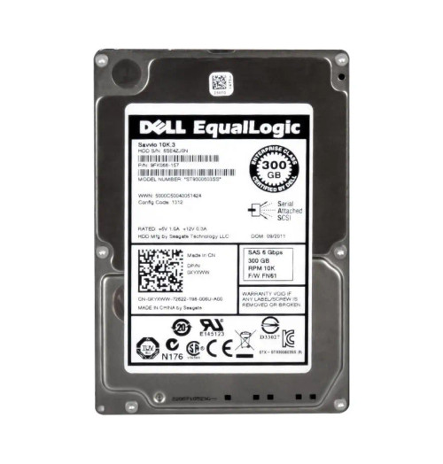 0XYXWW - Dell 300GB 10000RPM SAS 6Gb/s 2.5" Hot-Plug HDD