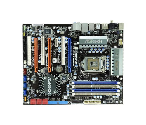 90-MXGBA0-A0UAYZ ASRock P55 Extreme Socket LGA 1156 Intel P55 Chipset Core i7 / i5 / i3 / Pentium G6950 Processors Support DDR3 4x DIMM 6x SATA2 3.0Gb/s ATX Motherboard