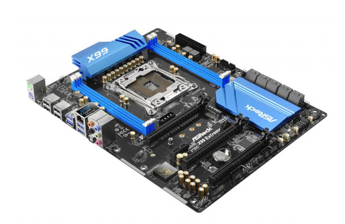 90-MXGVY0-A0UAYZ - ASROCK LGA 2011-3 X99 DDR4 4x DIMM Motherboard
