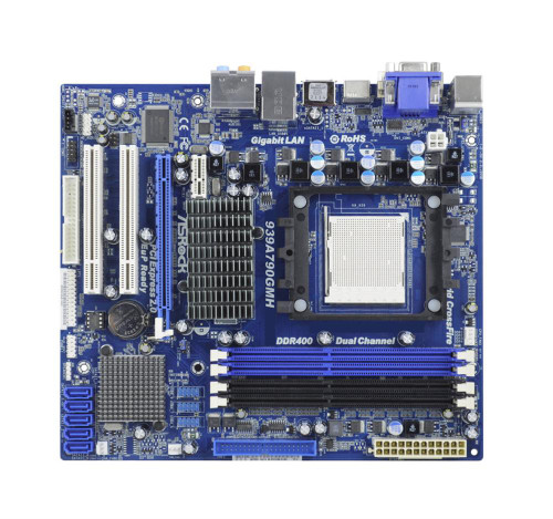 939A790GMH-BO-R - ASROCK Socket 939 AMD 790GX DDR2 SATA2 Motherboard