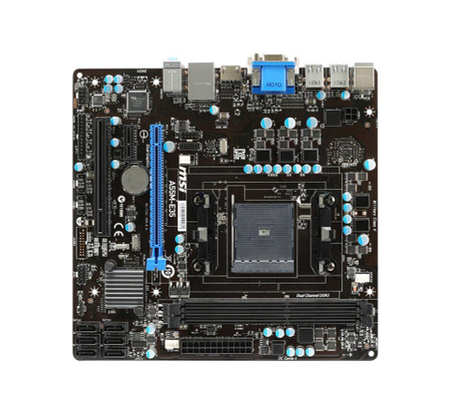 A55ME35 MSI A68HM-E33 Socket FM2/FM2+ AMD A68H Chipset AMD Athlon/ A-Series Processors Support DDR3 2x DIMM 4x SATA 6.0Gb/s Micro-ATX Motherboard