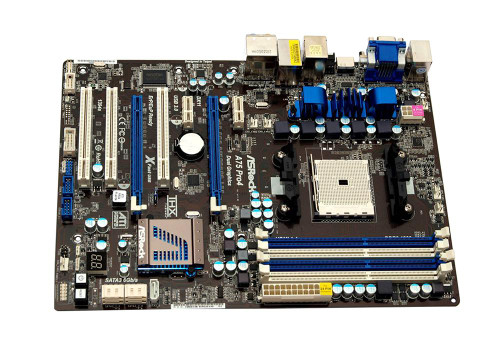 A75-PRO4 ASRock Socket FM1 AMD A75 Chipset 100W Processors Support DDR3 4x DIMM 5x SATA3 6.0Gb/s ATX Motherboard