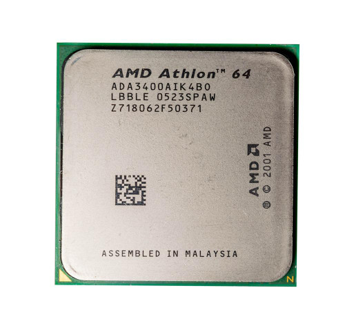 ADA3400AIK4BO - AMD Athlon 3400+ 2.40GHz Socket 754 Processor