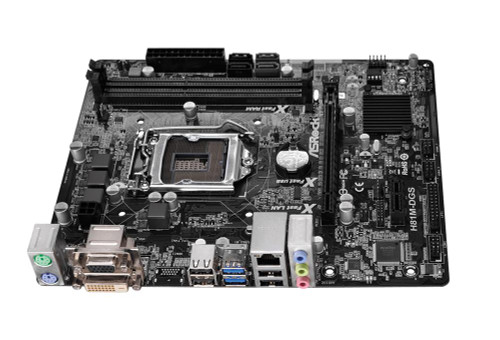 ASR-H81M-DGS - ASROCK LGA 1150 H81 DDR3 Motherboard