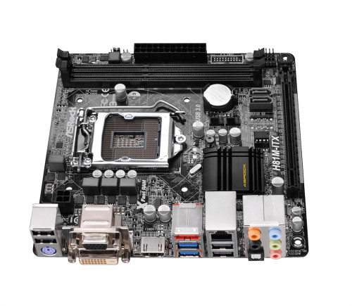 ASR-H81M-ITX - ASROCK H81 LGA1150 DDR3 Mini-ITX Motherboard