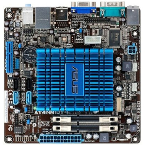 AT4NM10T-I - ASUS AT4NM10T Atom D425 NM10 DDR3 SATA GMA USB Mini-ITX Motherboard