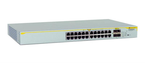AT-8000GS/24POE-10 - Allied Telesis AT-8000GS/24POE Stackable Ethernet Switch 4 x SFP Shared 24 x 10/100/1000Base-T LAN 2 x