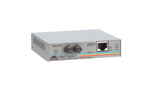 AT-FS201-10 - Allied Telesis 2-Port 10/100Base-TX Layer 2 Media Converter