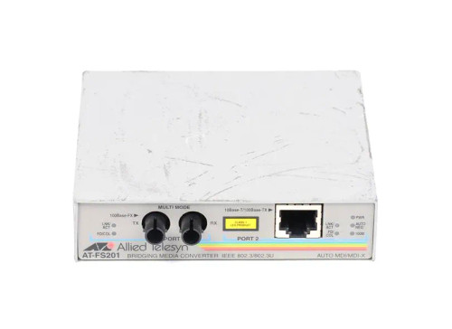 AT-FS201-20 - Allied Telesis 2-Port 10/100Base-TX Layer 2 Media Converter
