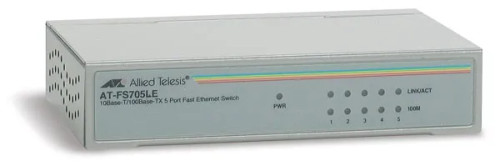 AT-FS705LE-10 - Allied Telesis 5-Port 10/100Mbps Unmanaged Network Switch