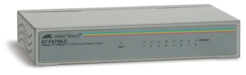 AT-FS708LE-10 - Allied Telesis 8-Port 10/100 Fast Ethernet Unmanaged Switch