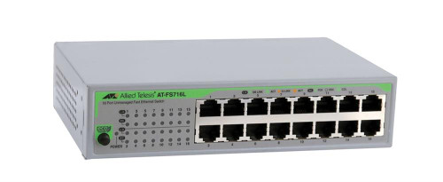 AT-FS716L - Allied Telesis 16-Ports 10/100TX Unmanaged Layer 2 Switch