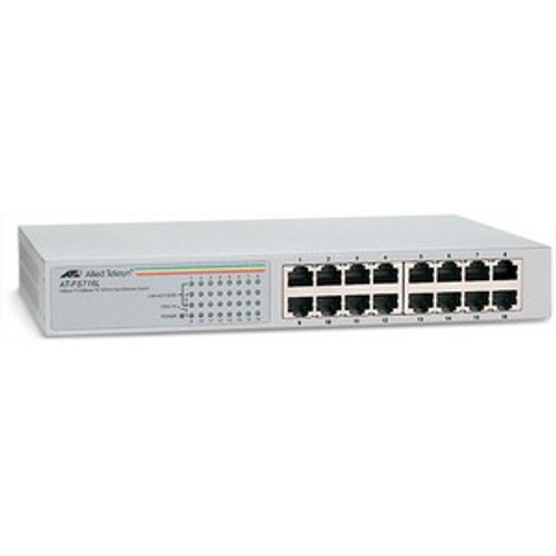 AT-FS716L-50 - Allied Telesis AT-FS716L Unmanaged Ethernet Switch 16 x 10/100Base-TX