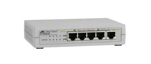 AT-GS900/5E - Allied Telesis Unmanaged Gigabit Ethernet Switch 5 x 10/100/1000Base-T LAN