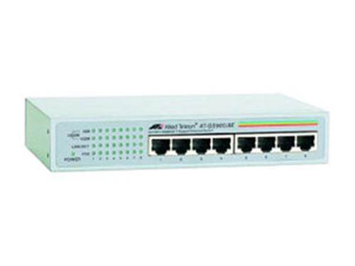 AT-GS900/8E-10 - Allied Telesis 8-Port Gigabit Unmanaged Network Switch