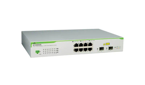 AT-GS950/8-50 - Allied Telesis 8-Port Gigabit 2 SFP Layer 2 Network Switch