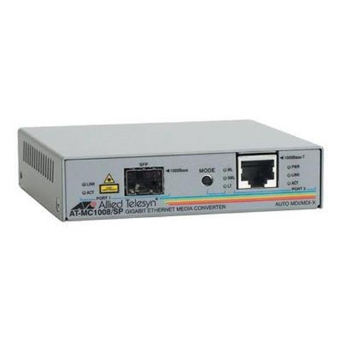 AT-MC1008/SP - Allied Telesis Gigabit Ethernet 1000Base-T to SFP Media Converter