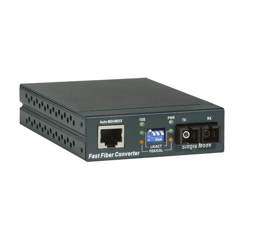 AT-MC101XL-30 - Allied Telesis Fast Ethernet 100Base-TX to 100Base-FX (ST) Multi-Mode Fibre 2km Stand-Alone Media Converter