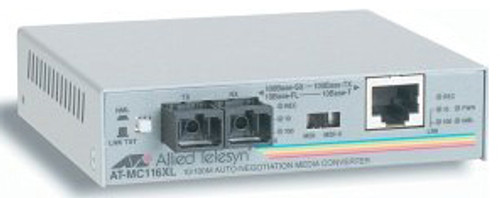 AT-MC116XL-60 Allied Telesis 10/100Base-TX to 10FL/100SX SC MC Media Converter