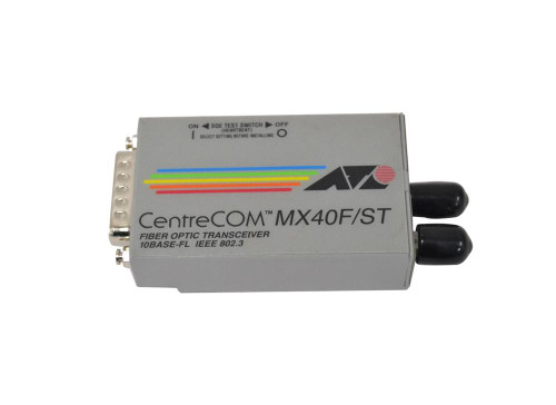 AT-MX40F/ST - Allied CentreCOM 10Mbps 10Base-FL Fiber Optic Transceiver Module
