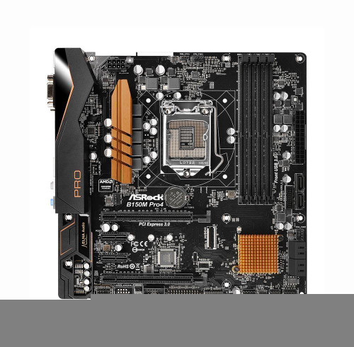 B150M Pro4 - ASROCK LGA 1151 B150 DDR4 Micro-ATX Motherboard