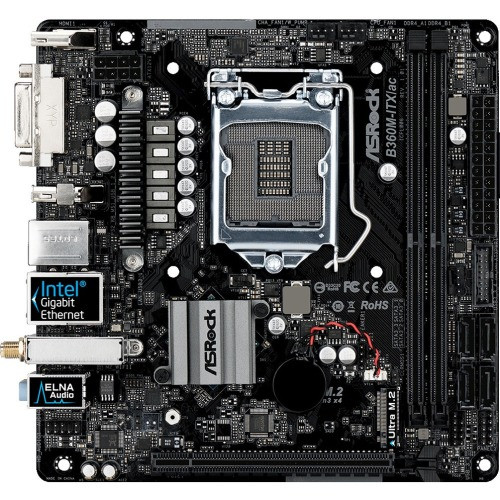 B360M-ITX/AC - ASROCK LGA 1151 B360 DDR4 Mini-ITX Motherboard