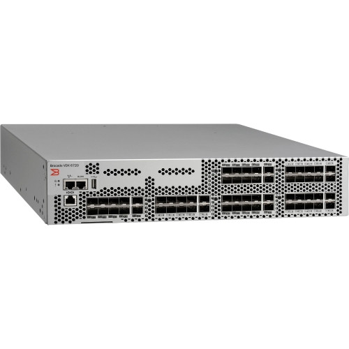 BR-VDX6720-40-F - Brocade VDX 6720 40P SFP+ AC non-port Side Exhaust Airflow Ethernet Switch