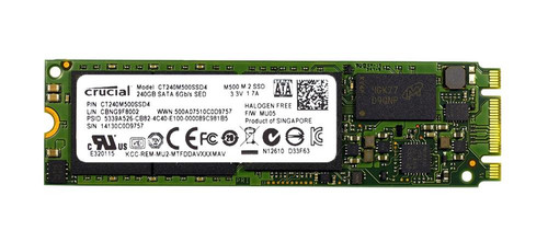 CT240M500SSD4.PK01 - Crucial Technology 240GB SATA 6Gbps M.2 2280 SSD