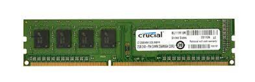 CT25664BA1339 Crucial 2GB PC3-10600 DDR3-1333MHz non-ECC Unbuffered CL9 240-Pin DIMM Dual Rank Memory Module