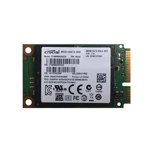 CT480M500SSD3 - Crucial Technology 480GB SATA 6Gb/s mSATA SSD