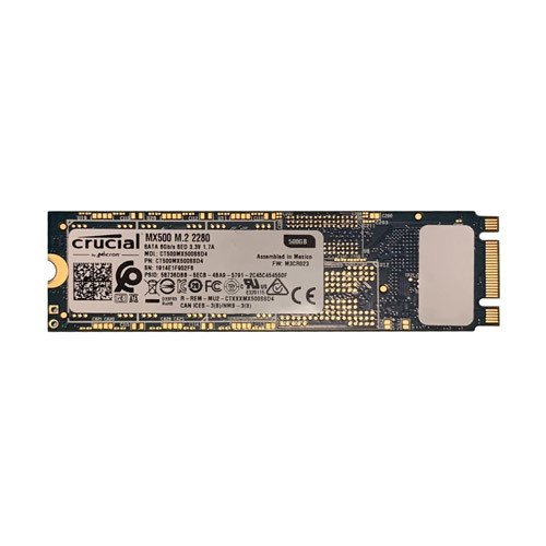 CT500MX500SSD4 - Crucial Technology 500GB SATA 6Gbps M.2 2280 SSD
