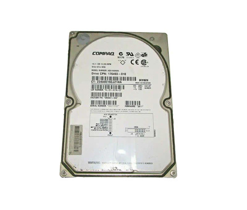 176493-010 - HP 18.2GB 10000RPM Ultra SCSI 3.5" HDD