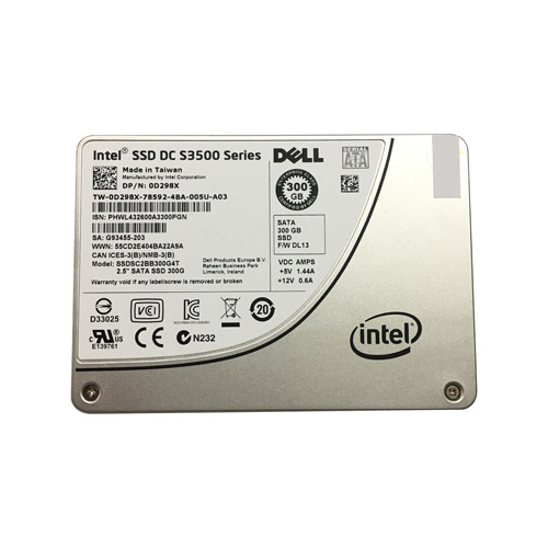D298X - Dell 300GB SATA 6Gb/s 2.5" MLC SSD