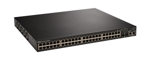 D3548P - Dell 48-Port Fast Ethernet 2-Port Gigabit PoE Switch