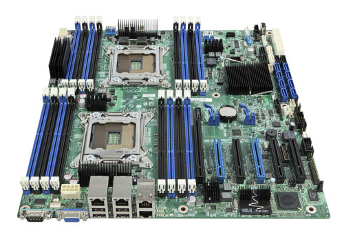 DBS2600CP4 Intel S2600CP4 Socket LGA 2011 Intel C600-A Chipset Xeon Processors Support DDR3 16x DIMM 2x SATA 6.0Gb/s SSI EEB Server Motherboard (