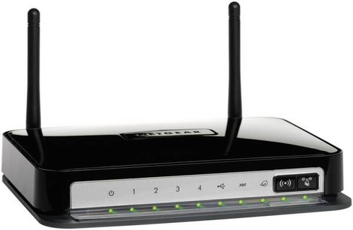 DGN2200 - Netgear DGN2200 - Wireless Router IEEE 802.11n ISM Band 300 Mbps Wireless Speed 4 x Network Port USB Desktop