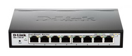DGS-1100-08 - D-LINK 8-Port Gigabit Network Switch