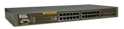 DGS-3324SR - D-LINK 24-Port Gigabit 4 SFP 10GbE Stacking Switch