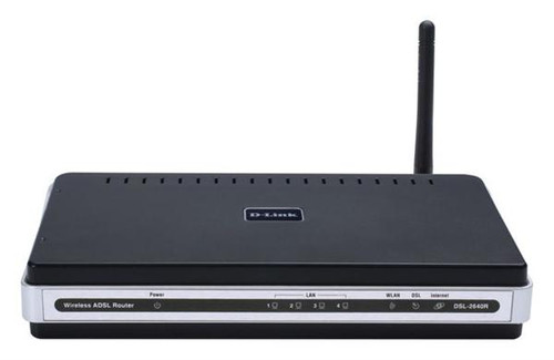 DSL-2640R - D-Link ADSL2+ Modem Router 1 x ADSL WAN, 4 x 10/100Base-TX LAN IEEE 802.11b/g 54Mbps