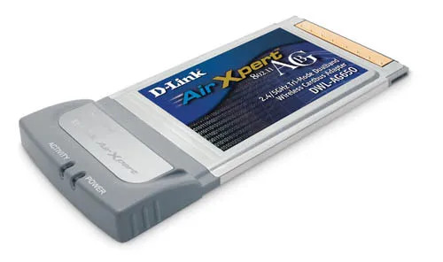 DWL-AG650 - D-LINK 54Mbps 802.11a/b/g CardBus Wireless Network Adapter