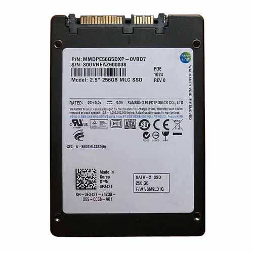 F342T - Dell 256GB SATA 3Gb/s 2.5" MLC SSD